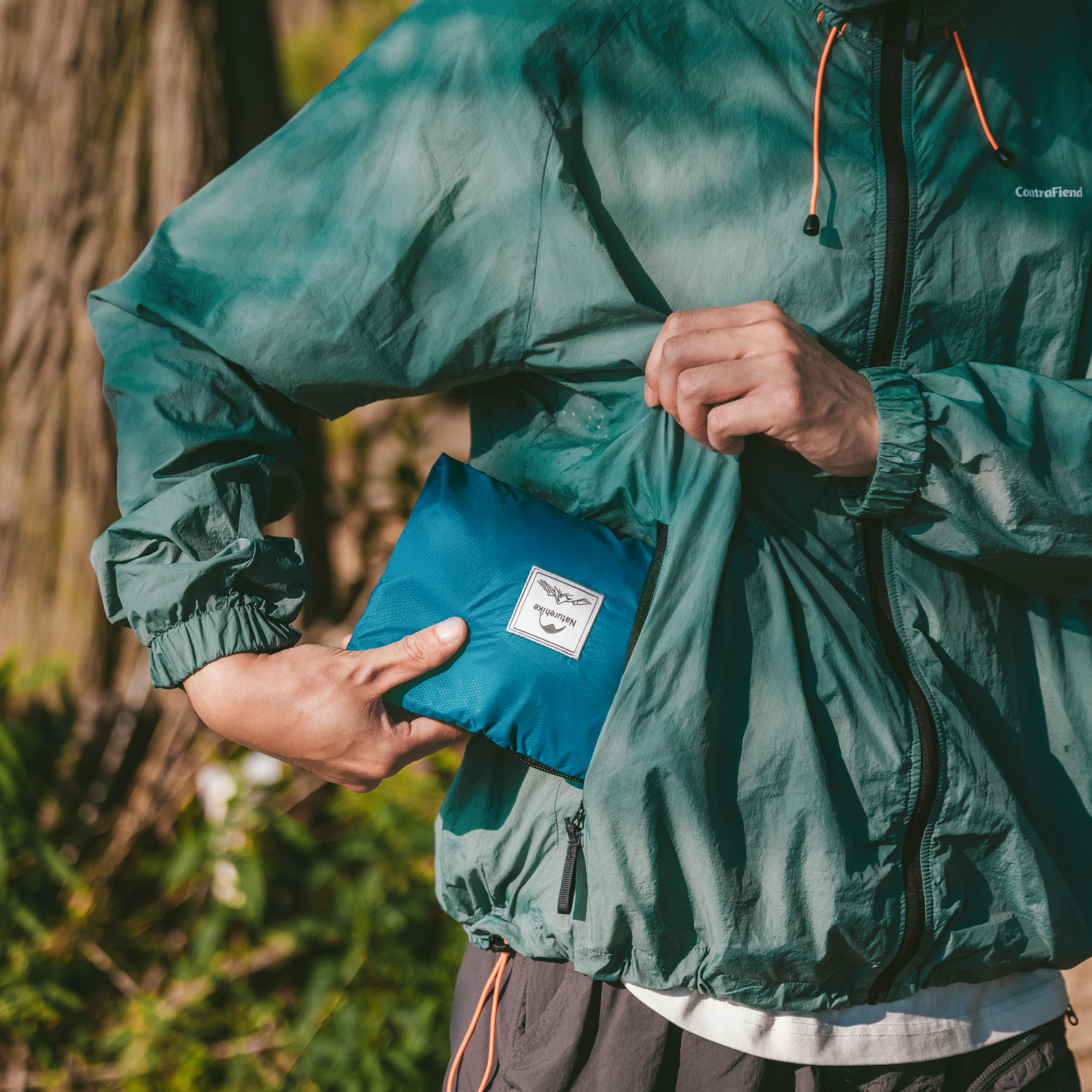 Naturehike ultralight sbalitelný batoh 25l 230g - šedý